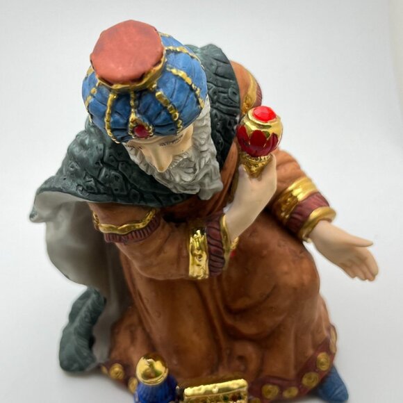 Kirkland Christmas Nativity Wise Man Kneeling King Vintage Replacement #75177 - Picture 8 of 8